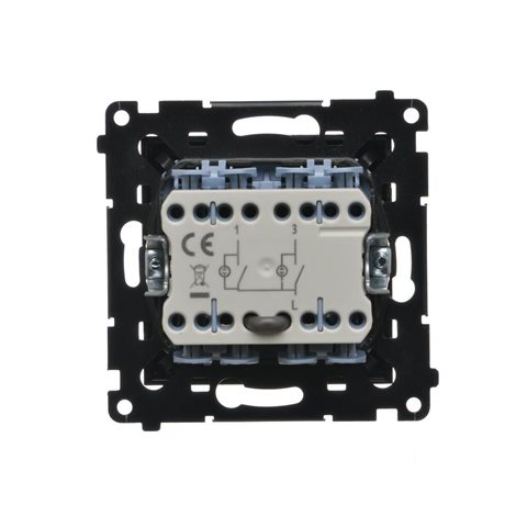 TW5L2.01/149 Spínač sériový (přístroj s krytem), s LED podsvětlením, řazení 5So, 10 A / 230 V~ 3