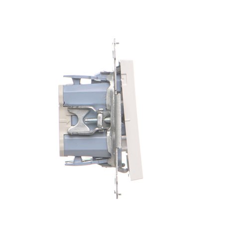 TW6/2L2.01/111 Přepínač střídavý 2 násobný, s LED podsvětlením, řazení 6So+6So, 10 A / 230 V~ 6
