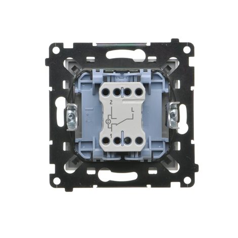 TW6L.01/X/114 Přepínač střídavý, bez piktogramu, s LED podsvětlením, řazení 6So, 10 A / 230 V~ 5