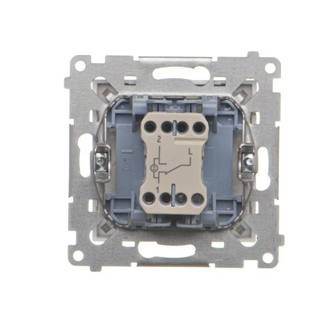 TW6L.01/X/144 Přepínač střídavý, bez piktogramu, s LED podsvětlením, řazení 6So, 10 A / 230 V~ 6