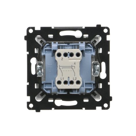 TW7.01/X/111 Přepínač křížový (přístroj s krytem), bez piktogramu, řazení 7, 10 A / 250 V~ 4