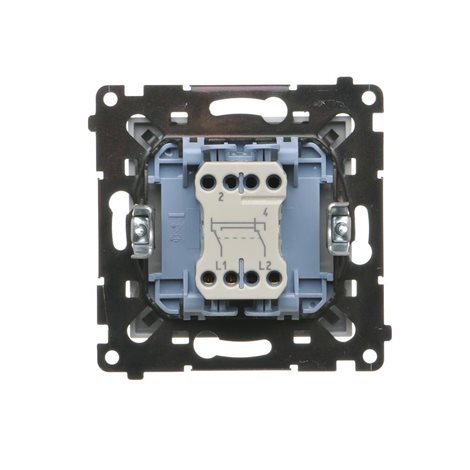 TW7.01/X/114 Přepínač křížový (přístroj s krytem), bez piktogramu, řazení 7, 10 A / 250 V~, bezšroub 4