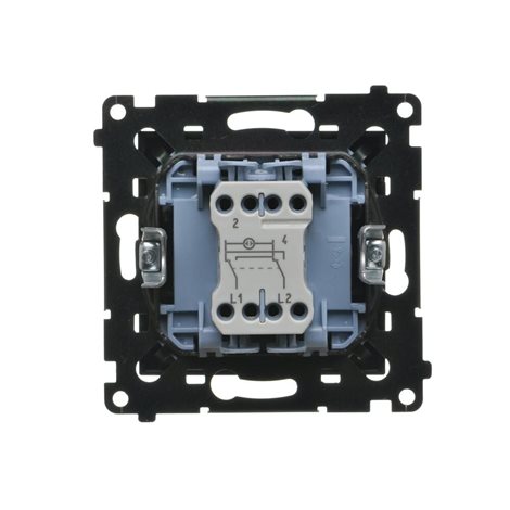 TW7L.01/149 Přepínač křížový (přístroj s krytem), s LED podsvětlením, řazení 7So, 10 A / 230 V~ 5