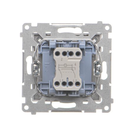 TW7L.01/X/114 Přepínač křížový, bez piktogramu, s LED podsvětlením, řazení 7So, 10 A / 230 V~ 2