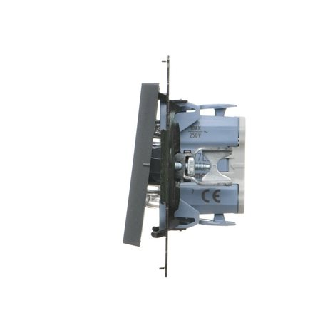 TW7L.01/X/116 Přepínač křížový, bez piktogramu, s LED podsvětlením, řazení 7So, 10 A / 230 V~ 3