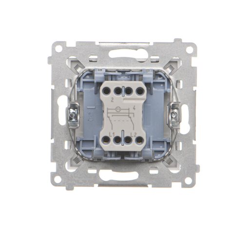 TW7L.01/X/143 Přepínač křížový, bez piktogramu, s LED podsvětlením, řazení 7So, 10 A / 230 V~ 5