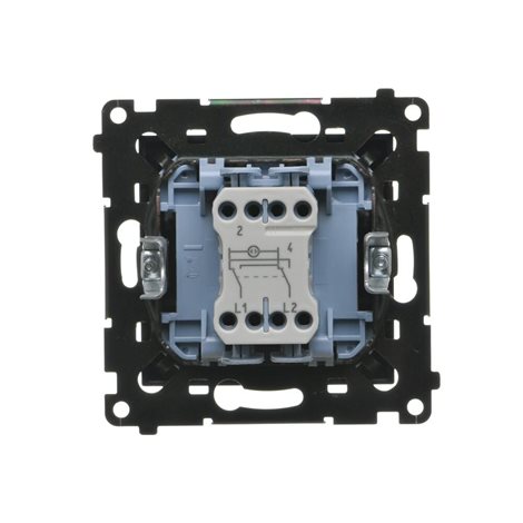 TW7L.01/X/149 Přepínač křížový, bez piktogramu, s LED podsvětlením, řazení 7So, 10 A / 230 V~ 2