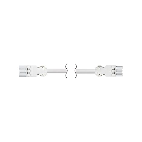 CR2010/9 Napájecí kabel 3x2,5mm2 se 3p zásuvkou GST18i a 3p zástrčkou GST18i bezhalogen RZ 0,6-1; 1m