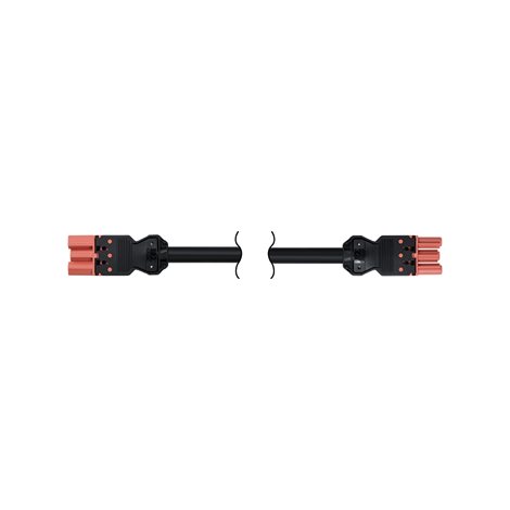 CR6020/6 Napájecí kabel 3x2,5mm2 se 3p zásuvkou GST18i a zástrčkou typ F, bezhalogen, RZ 0,6 – 1; 2m