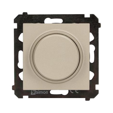 TES9L.01/144 Stmívač pro stmívatelné LED, otočné ovlád., tlačítkové spínání, 1obvodový 2W-200W 230V