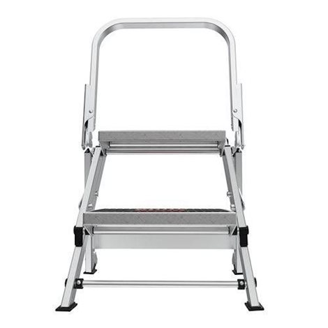 10210BAEN Safety Step 2 - profesionální schůdky s bezpečnostním madlem a protiskluzovou podložkou 8