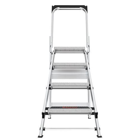 10410BAEN Safety Step 4 - profesionální schůdky s bezpečnostním madlem a protiskluzovou podložkou 3