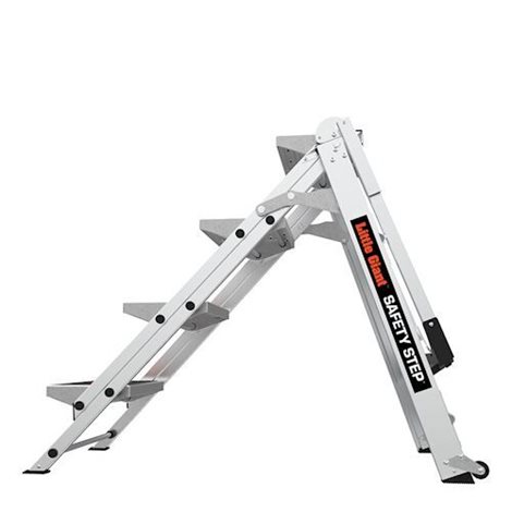 10410BAEN Safety Step 4 - profesionální schůdky s bezpečnostním madlem a protiskluzovou podložkou 4
