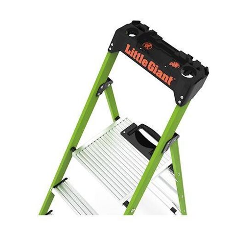 15366EN Mightylite 6 - velice lehký a stabilní schůdkový žebřík z nevodivého sklolaminátu Fiberglass 2