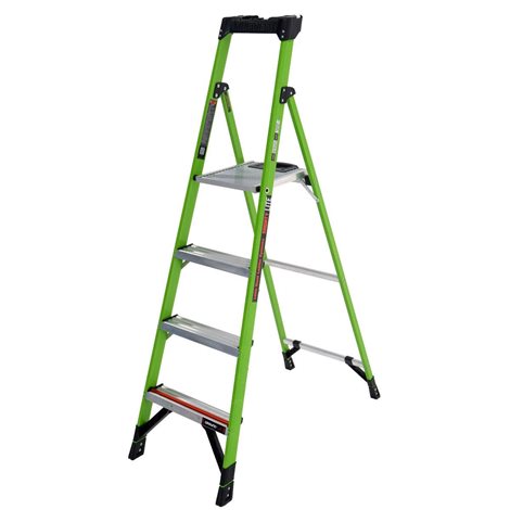 15366EN Mightylite 6 - velice lehký a stabilní schůdkový žebřík z nevodivého sklolaminátu Fiberglass 1
