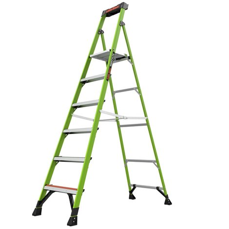 15368EN Mightylite 8 - velice lehký a stabilní schůdkový žebřík z nevodivého sklolaminátu Fiberglass 1