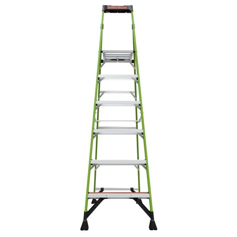 15368EN Mightylite 8 - velice lehký a stabilní schůdkový žebřík z nevodivého sklolaminátu Fiberglass 2