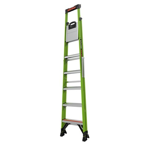 15368EN Mightylite 8 - velice lehký a stabilní schůdkový žebřík z nevodivého sklolaminátu Fiberglass 6