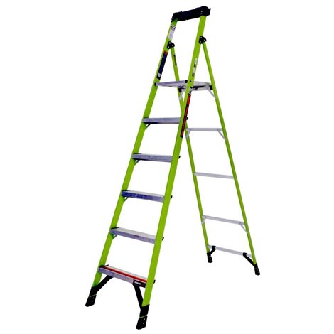 15368EN Mightylite 8 - velice lehký a stabilní schůdkový žebřík z nevodivého sklolaminátu Fiberglass 7
