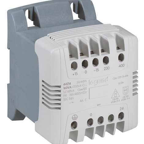 044214 TRAFO: 160VA 230V±15V; 24V