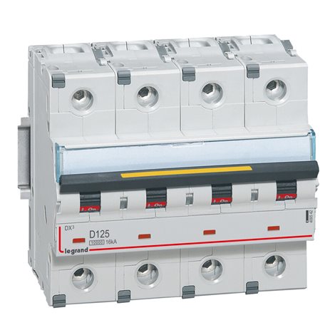 409542 DX3 JISTIČ 4P D125 10000A/16KA