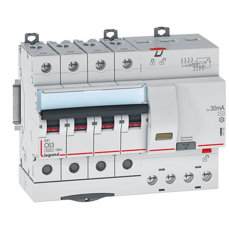 411192 DX3 KOMB. 4P C63 30MA AC 6KA