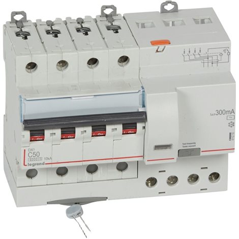 411210 DX3 KOMB. 4P C50 300MA AC 6KA