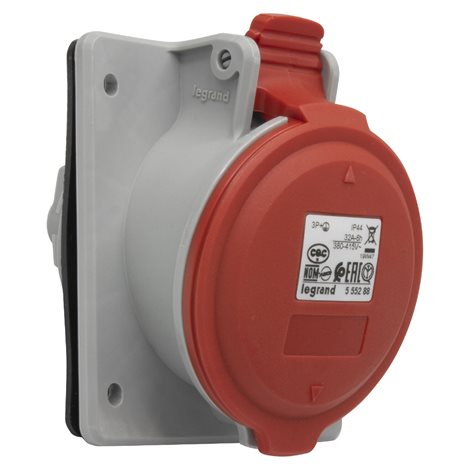 555288 P17 ZÁS.VEST. 400V 4K 32A IP44 3