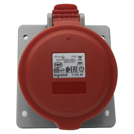 555289 P17 ZÁS.VEST. 400V 5K 32A IP44 5