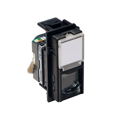 KG4279C5E LNOW ZÁS RJ45 CAT5E UTP ČERNÁ