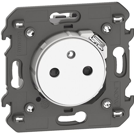 KW4142USB LNOW 2P+T USB C ZAROVN BÍLÁ