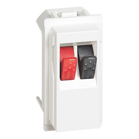 KW4294 Connector for HomeCinema loudspeakers white