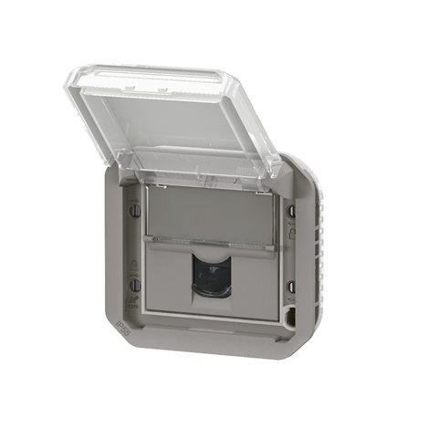 069561L PLXN55 Z.RJ45 CAT 6A UTP PŘÍSTR.ŠEDÁ 3