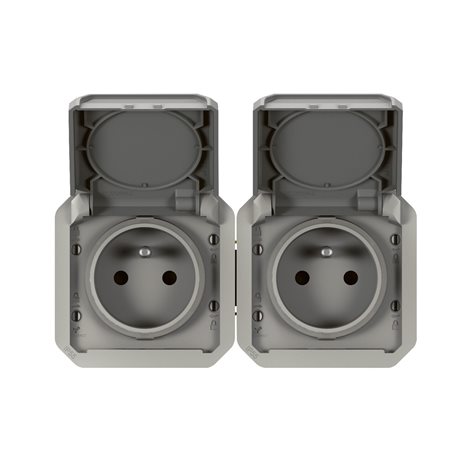 069562L PLXN55 ZÁS.2X2P+T HOR.PŘEDK.PŘÍSTR.ŠEDÁ 1