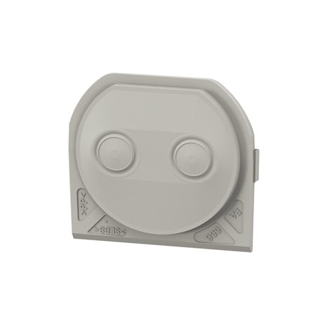 069599L PLXN55 KAB.PRŮCHODKA 2X16MM ŠEDÁ 3