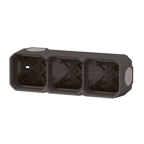 069603L PLXN55 KRABICE 3P HORIZ.ANTRACIT 2