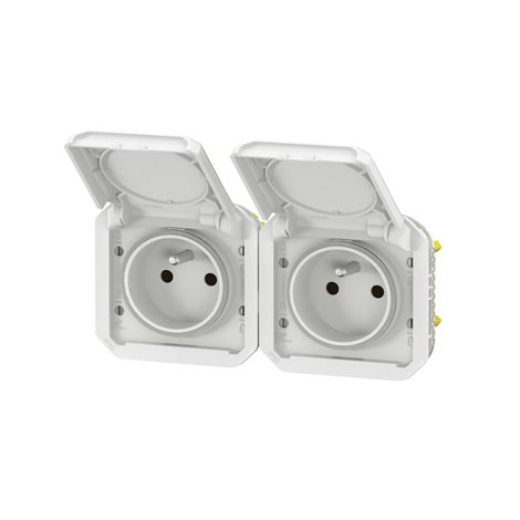 069642L PLXN55 ZÁS.2X2P+T HOR.PŘEDK.PŘÍSTR.BÍLÁ 2