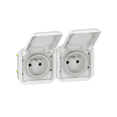 069642L PLXN55 ZÁS.2X2P+T HOR.PŘEDK.PŘÍSTR.BÍLÁ 1
