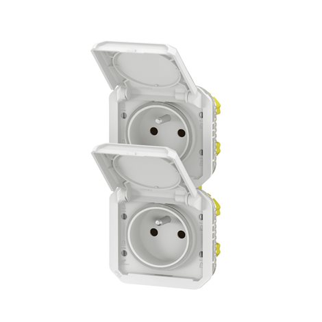 069643L PLXN55 ZÁS.2X2P+T VER.PŘEDK.PŘÍSTR.BÍLÁ 3
