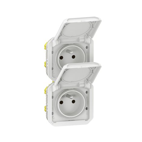 069643L PLXN55 ZÁS.2X2P+T VER.PŘEDK.PŘÍSTR.BÍLÁ 1