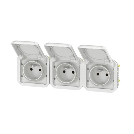 069644L PLXN55 ZÁS.3X2P+T HOR.PŘEDK.PŘÍSTR.BÍLÁ 2