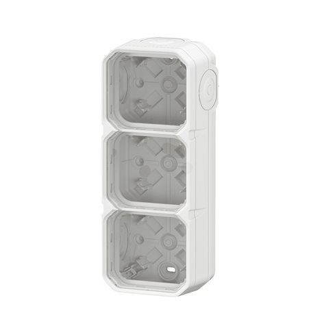 069688L PLXN55 KRABICE 3P HORIZ. BÍLÁ 4