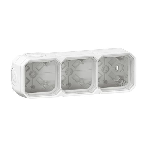 069688L PLXN55 KRABICE 3P HORIZ. BÍLÁ 2