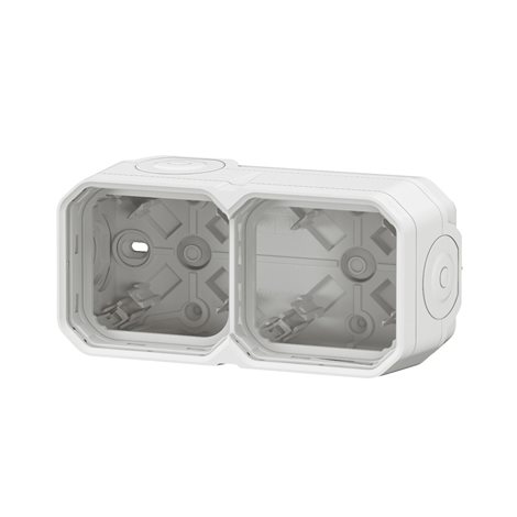 069690L PLXN55 KRABICE 2P HORIZ. BÍLÁ 3