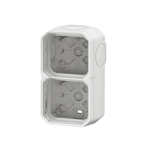 069690L PLXN55 KRABICE 2P HORIZ. BÍLÁ 5