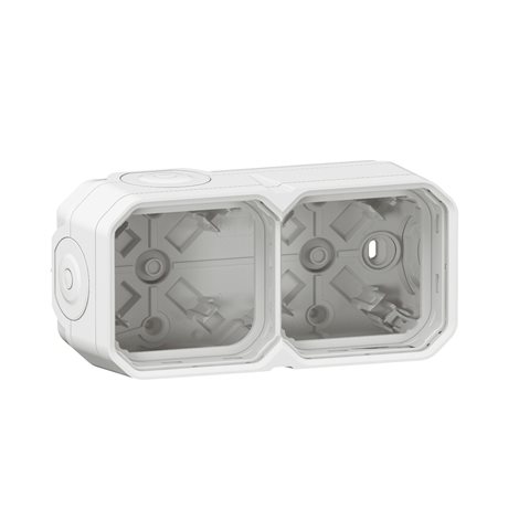 069690L PLXN55 KRABICE 2P HORIZ. BÍLÁ 4
