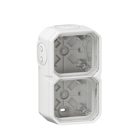 069690L PLXN55 KRABICE 2P HORIZ. BÍLÁ 2