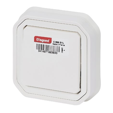 069851L PLXN55 SPÍNAČ Č.6 ZAPUŠŤ.BÍLÁ 3