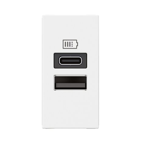 077670L MOSN 2XUSB-A+C NABÍJEČKA 3A 1M BÍLÁ 1