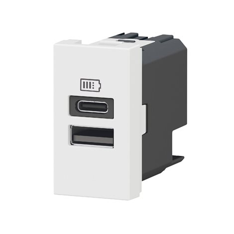 077670L MOSN 2XUSB-A+C NABÍJEČKA 3A 1M BÍLÁ 3